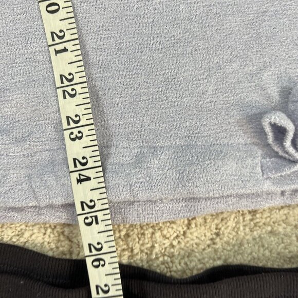 THREE DOTS Pajama Set Womans M Purple Gray Black knit Velour Lounge Stretch NWT - Picture 8 of 16